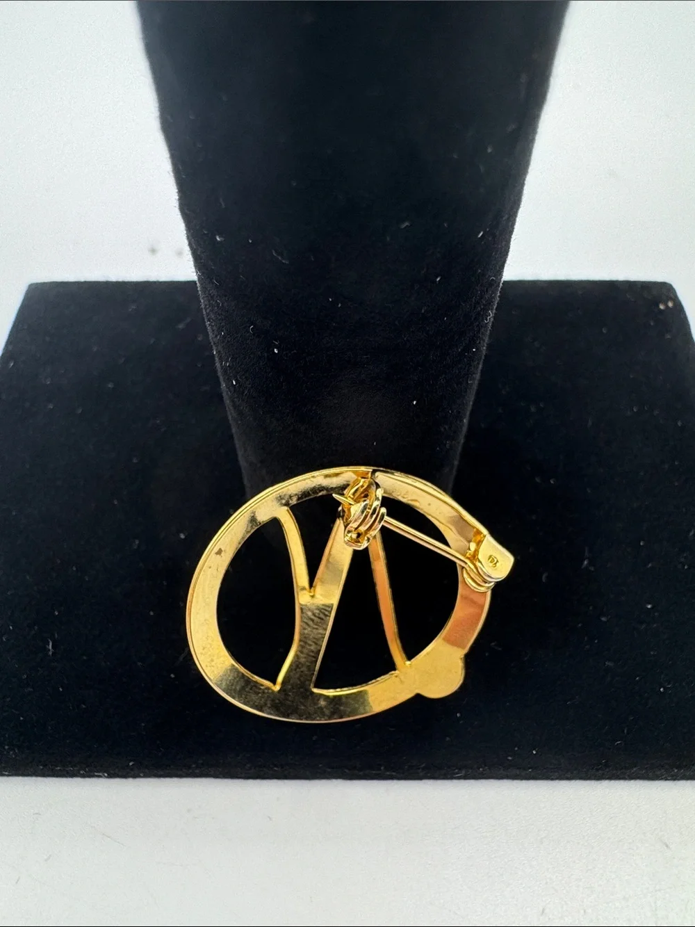 Gold Initial R Letter Pin Brooch - Women Jewelry